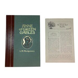 Anne‎ Of Green Gables By L.M. Montgomery Readers Digest 1992 Hardcover Edition